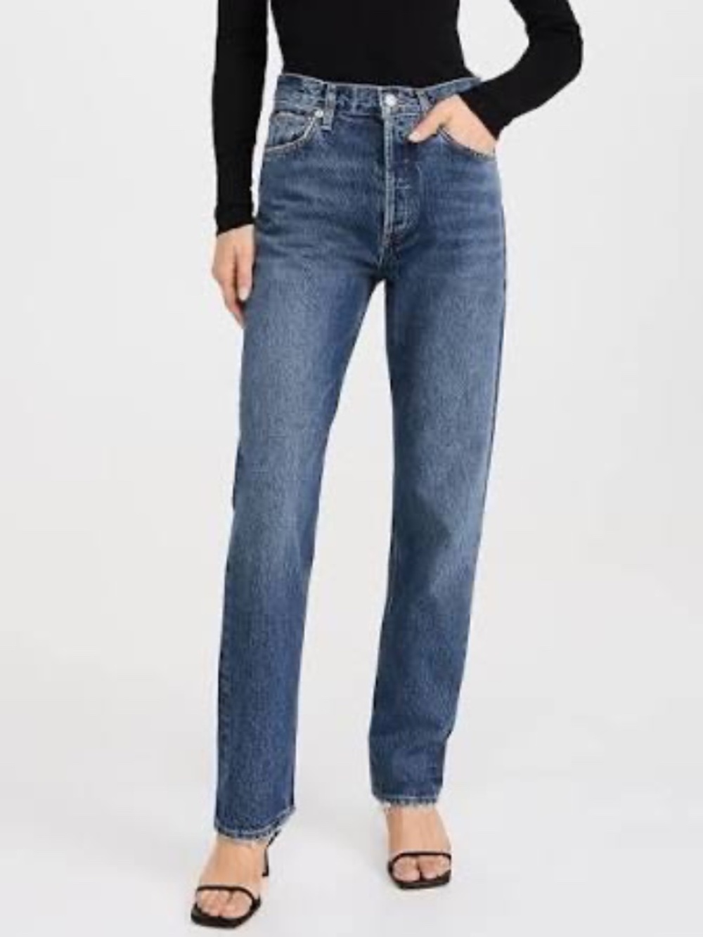 AGOLDE 90'S PINCH WAIST HIGH RISE STRAIGHT